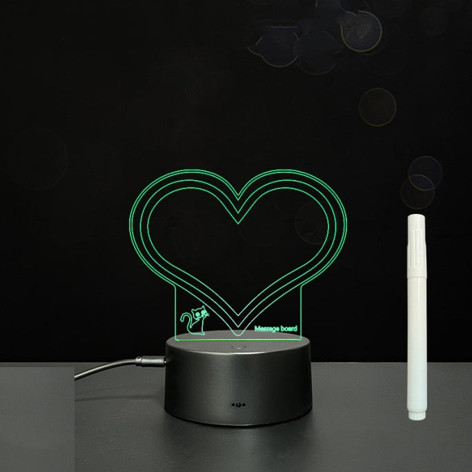 3D LED Handwriting Message Board