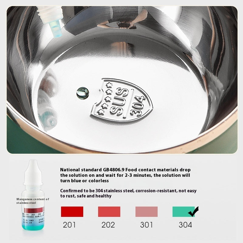 Stainless Steel Instant Noodle Bowl with Lid