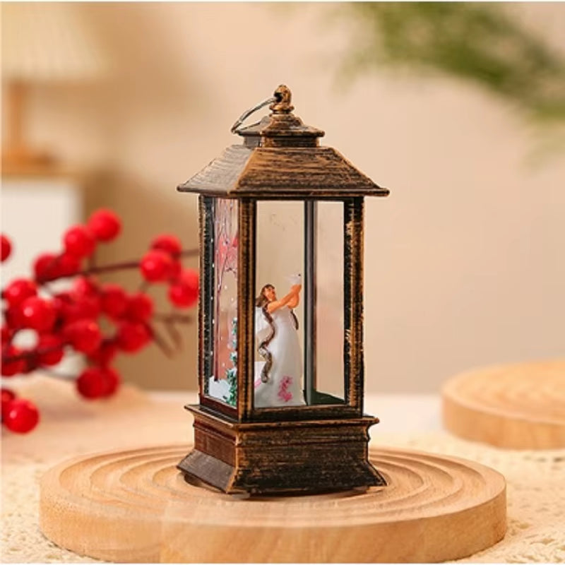 1PC Light Night Light Christmas Interior Light Desktop Decoration Christmas Tree Santa Claus Decorative Desktop Decoration No W