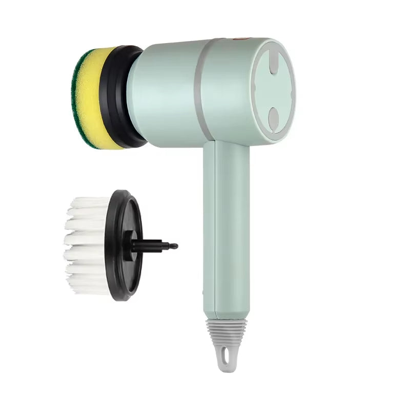 Electric Cleaning Brush Multifunctional Cleaning Cloth Steel Wire Ball Brush Kitchen Dishwashing Brush Pot Brush Shoe Brush