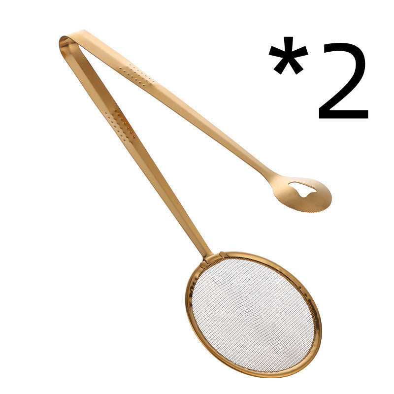 Stainless Steel Oil Strainer Spoon
