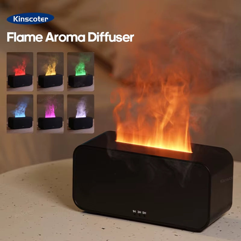 Aroma Diffuser Simulation Colorful Flame Air Humidifier Can Add Essential Oil Timing Setting Ultrasonic Cool Mist Maker Fogger dheld Fan USB Rechargeable Personal Highspeed Fans Electric Eyelash Fan Automatic Stirring Cup Rechargeable Magnetic Mixer Elect