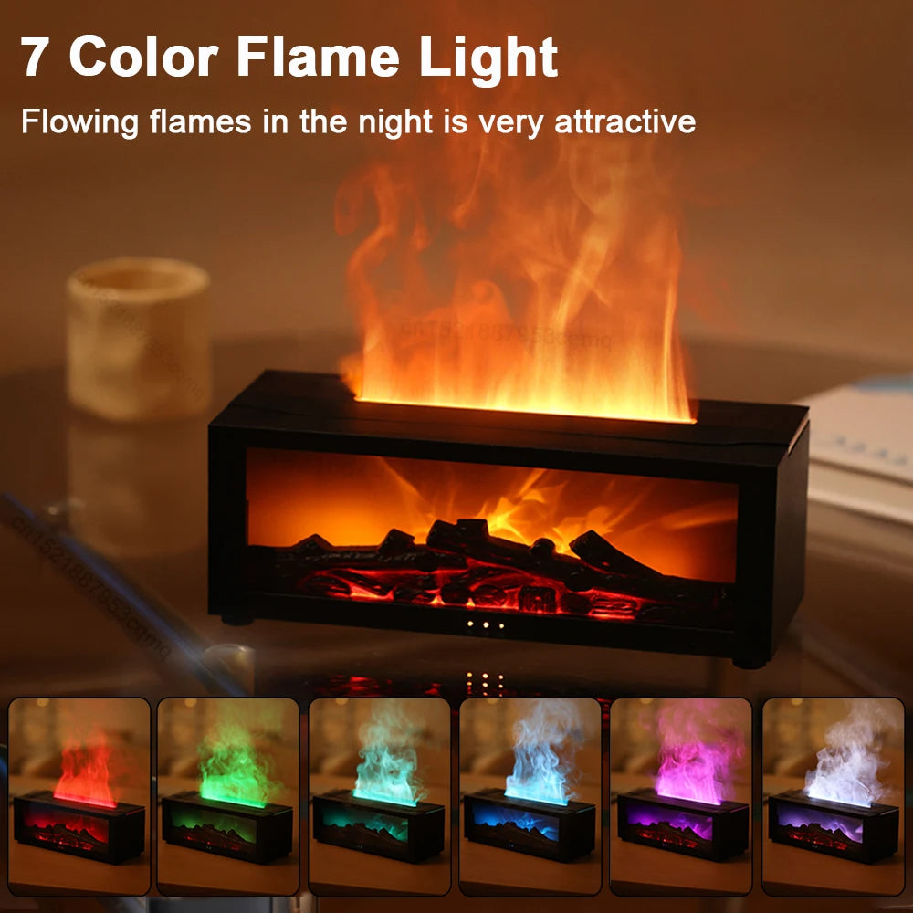 3D Flame Aromatherapy Diffuser & Humidifier
