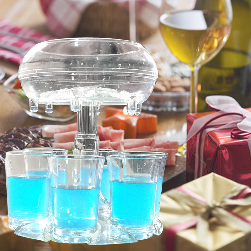 6-Shot Glass Dispenser & Drink Caddy