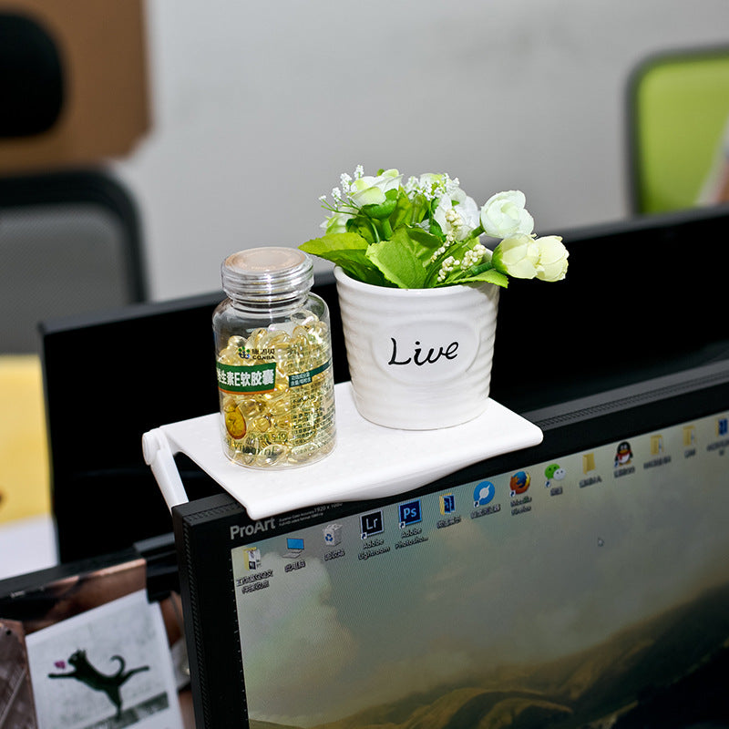 Monitor Stand Desk Organizer Shelf