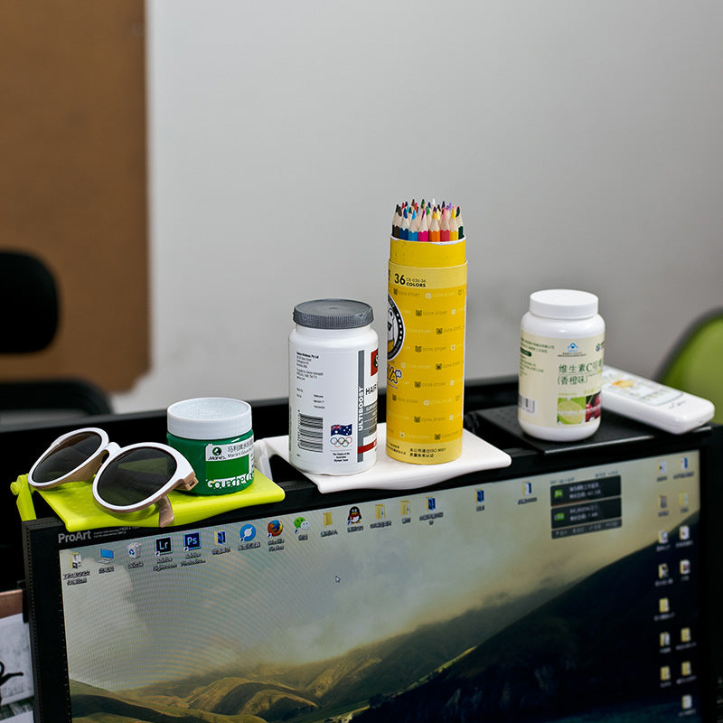 Monitor Stand Desk Organizer Shelf