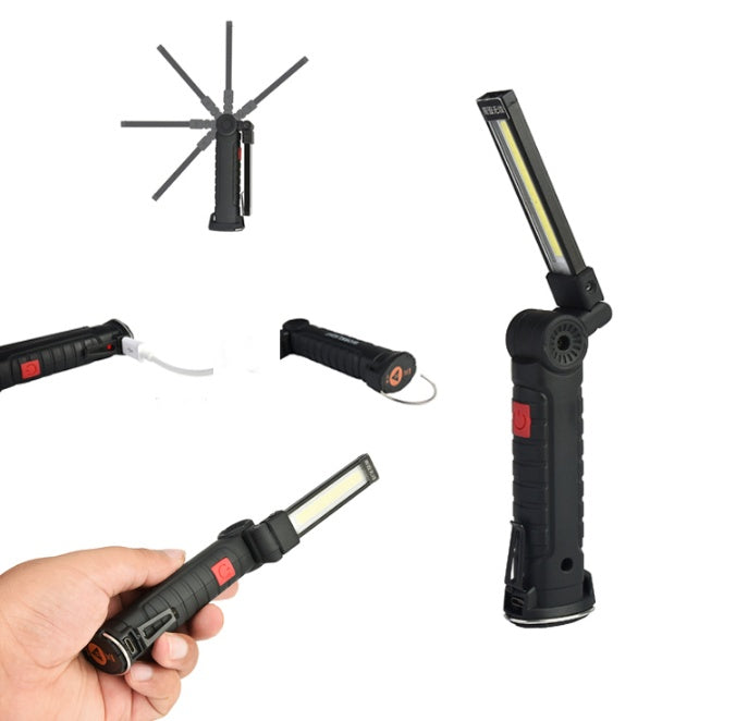 COB LED Rechargeable Work Light Flashlight