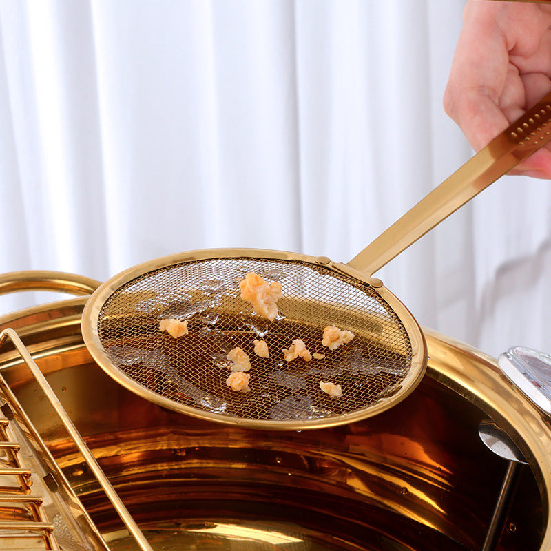 Stainless Steel Oil Strainer Spoon