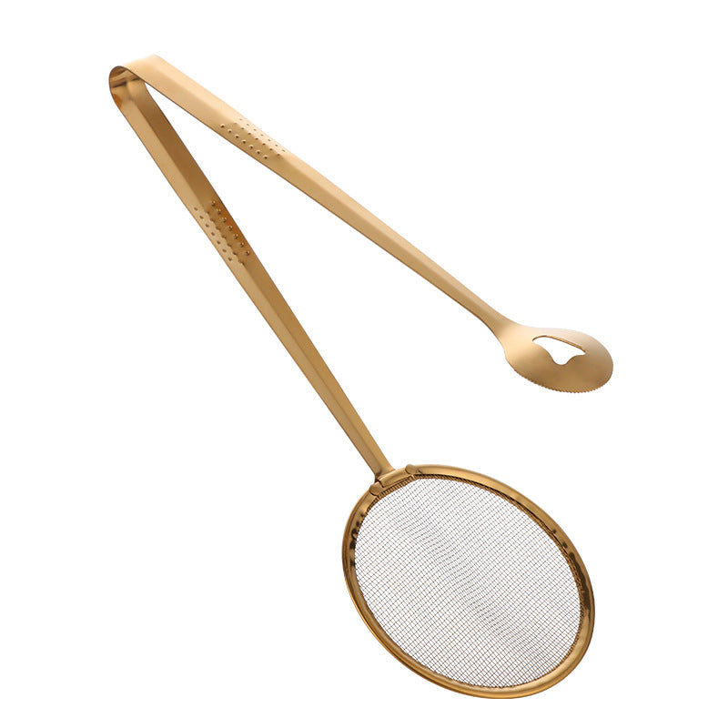 Stainless Steel Oil Strainer Spoon