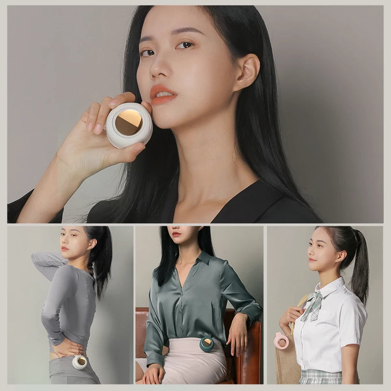 Portable Clip-On Neck Fan - USB Rechargeable
