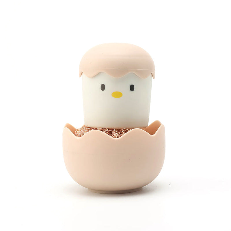 Replaceable Kitchen Pot Scrubber Brush