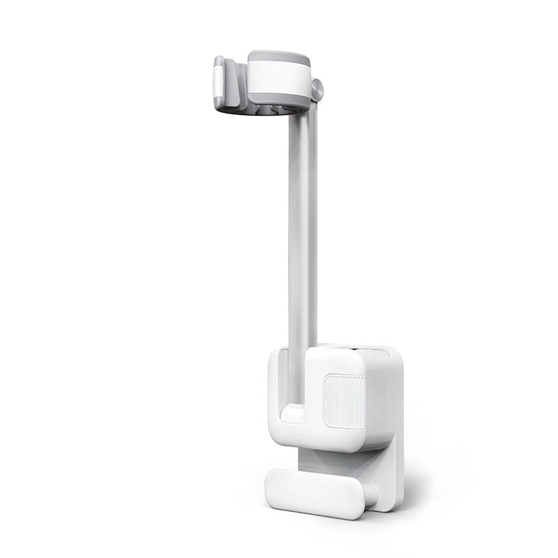 White Plastic Hair Dryer Wall Holder
