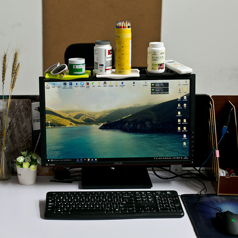 Monitor Stand Desk Organizer Shelf