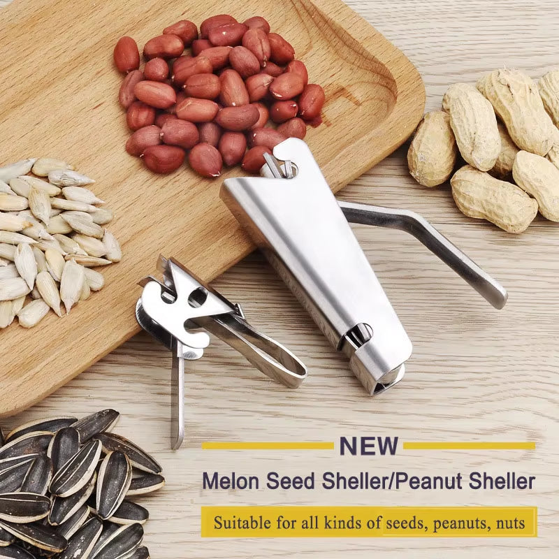 Stainless Steel Melon Seeds Opener Peeler Peanut Pistachio Shell Clamp Open Machine Kitchen Home Nutcracker Garget Accessories