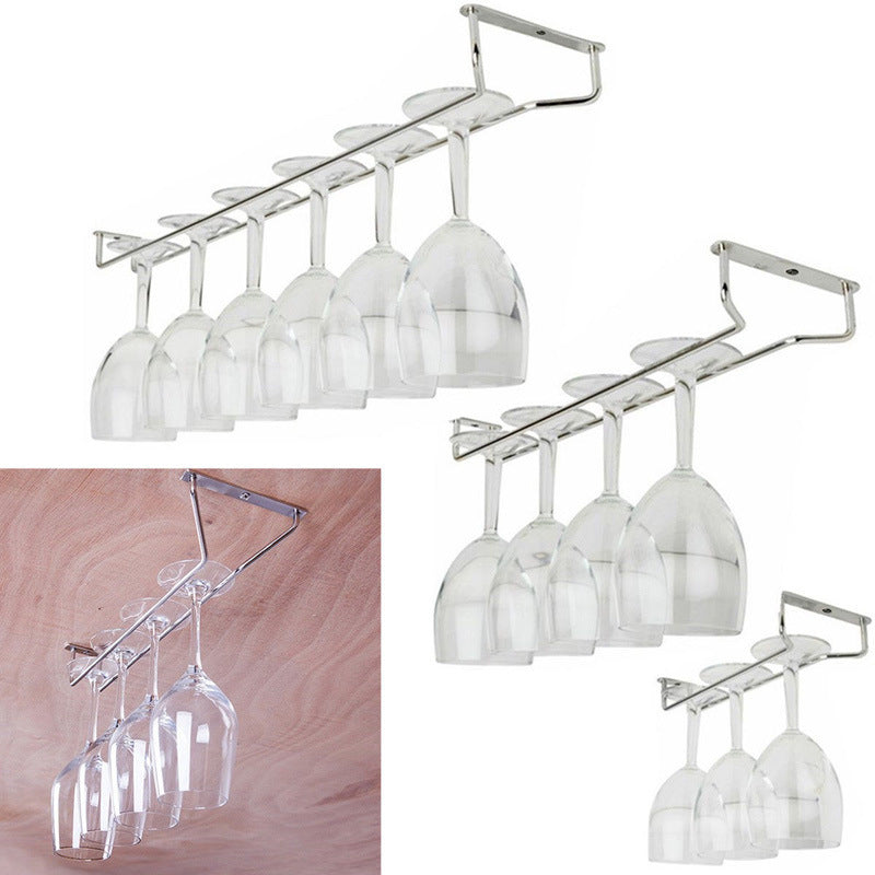 Under-Cabinet Wine Glass Rack Holder