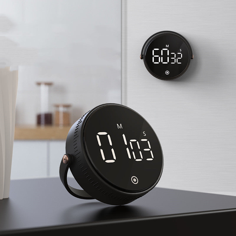 Silent Rotary Digital Kitchen Timer