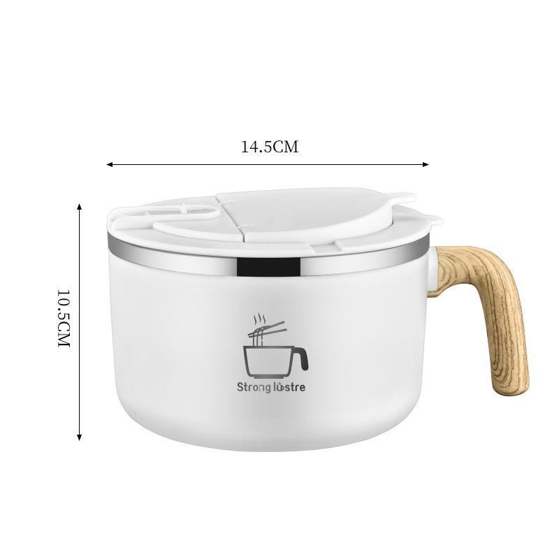 Stainless Steel Instant Noodle Bowl with Lid