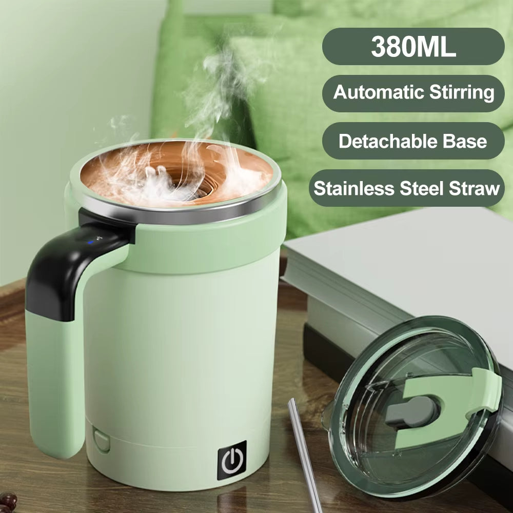 Automatic Stirring Cup Rechargeable Magnetic Mixer Electric Stirring Mugs Stainless Steel Coffee Mug Rotating Magnetic Tumbler dheld Fan USB Rechargeable Personal Highspeed Fans Electric Eyelash Fan Automatic Stirring Cup Rechargeable Magnetic Mixer Elect