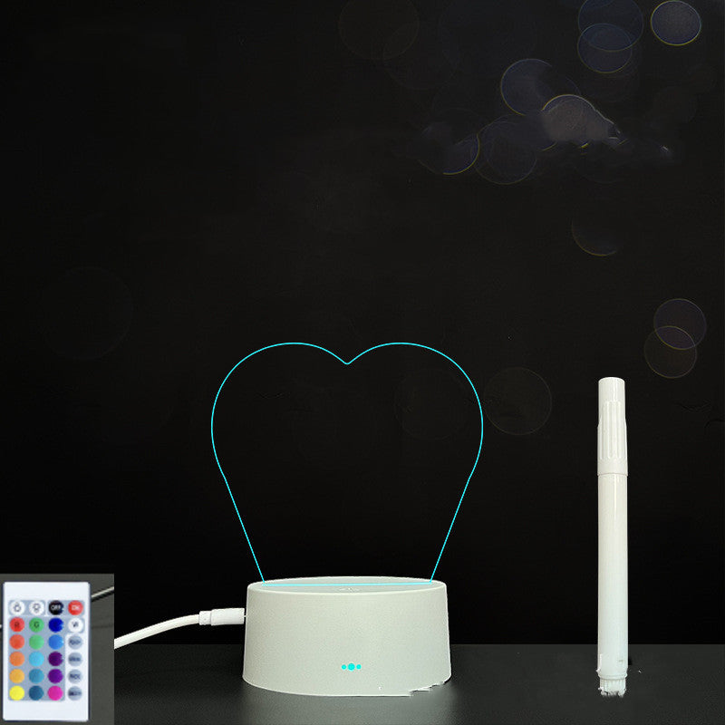 3D LED Handwriting Message Board