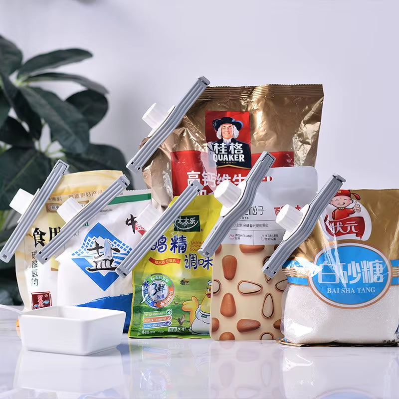 Kitchen Sealing Clip Screw Cap Seasoning Bag Milk Powder Salt Snack Food Preservation Gadget Accessory