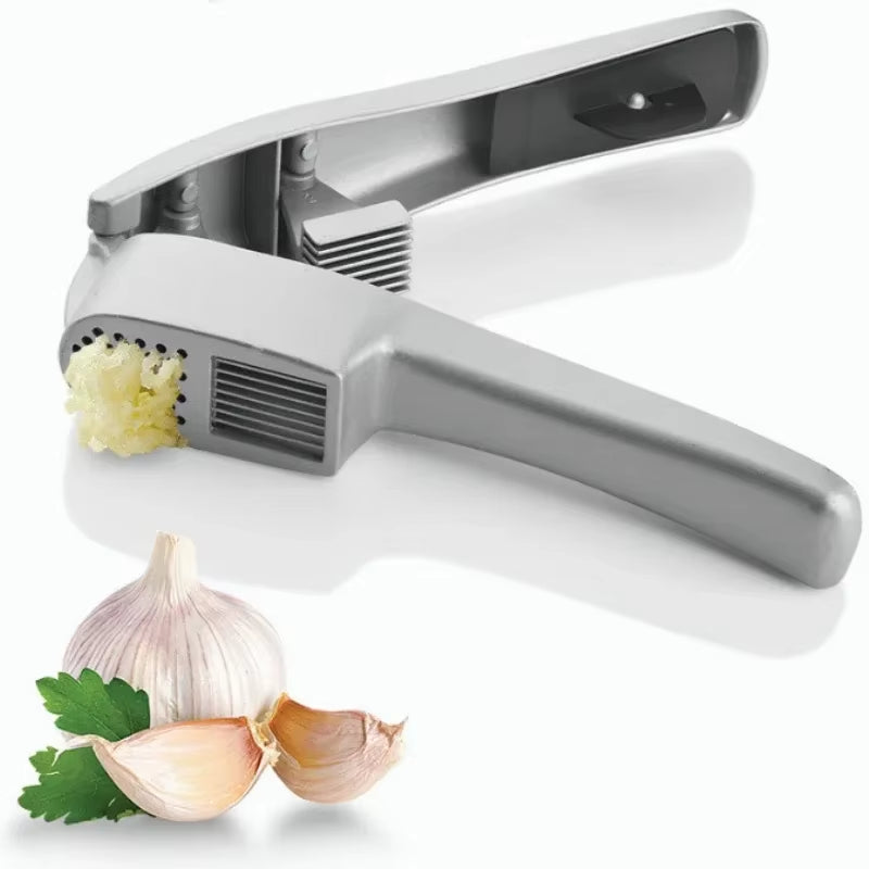 2 in 1 Multifunctional Garlic Press Garlic Slicer Zinc Alloy Manual Kitchen Gadget and Accessories Gadgets for Home