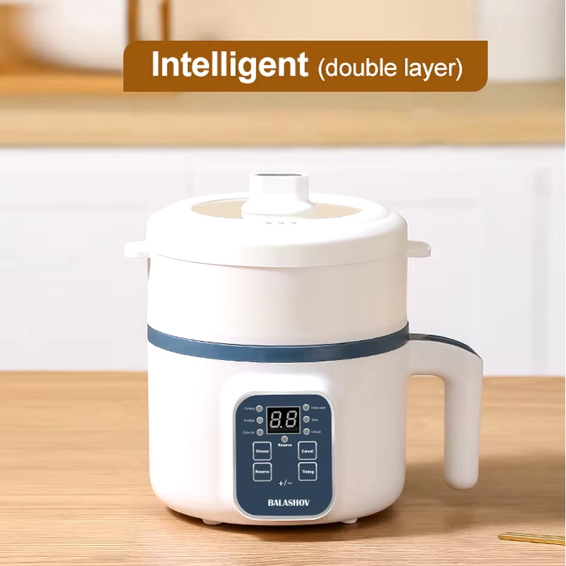 1.7L Electric Rice Cooker Single Double Layer 220V Multi Cooker Non-Stick Smart Mechanical Multicooker Steamed Rice Pot for Home dheld Fan USB Rechargeable Personal Highspeed Fans Electric Eyelash Fan Automatic Stirring Cup Rechargeable Magnetic Mixer Ele