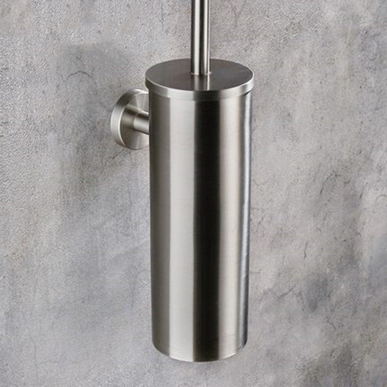 Wall-Mounted Stainless Steel Toilet Brush