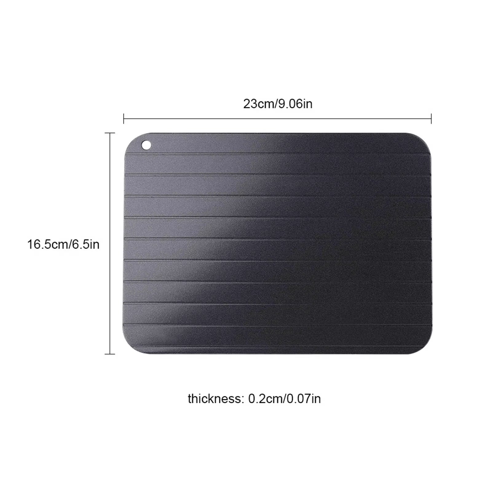 Metal Aluminum Fast Safe Food Meat Defrosting Thawing Tray Plate Home Kitchen Gadget