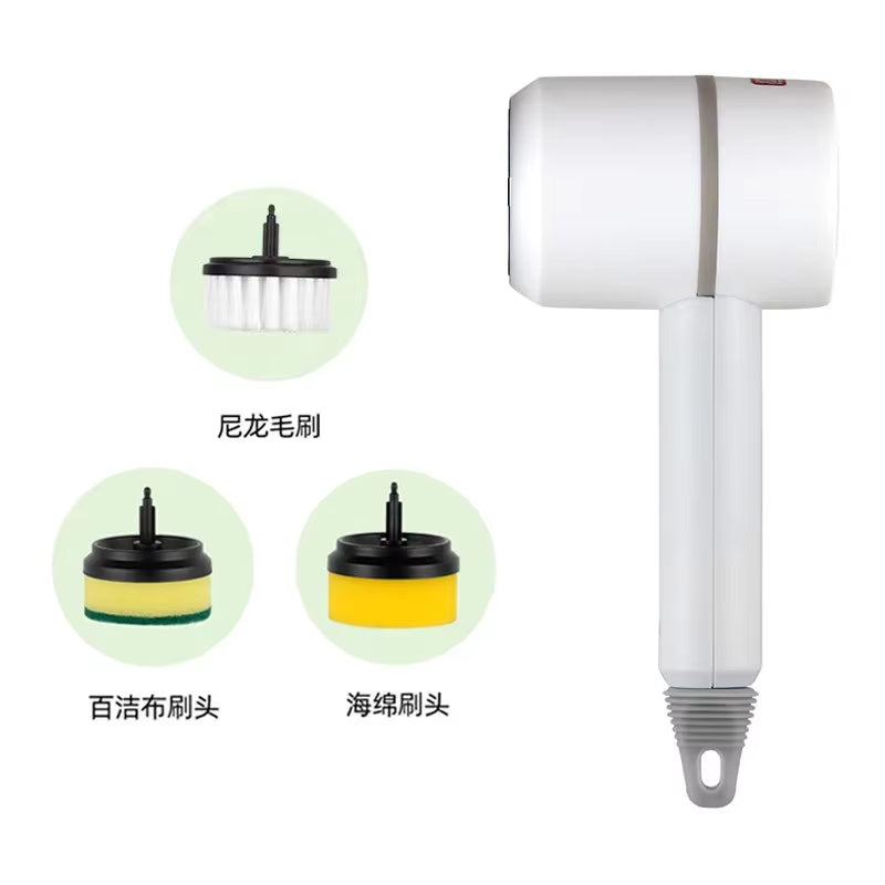Electric Cleaning Brush Multifunctional Cleaning Cloth Steel Wire Ball Brush Kitchen Dishwashing Brush Pot Brush Shoe Brush