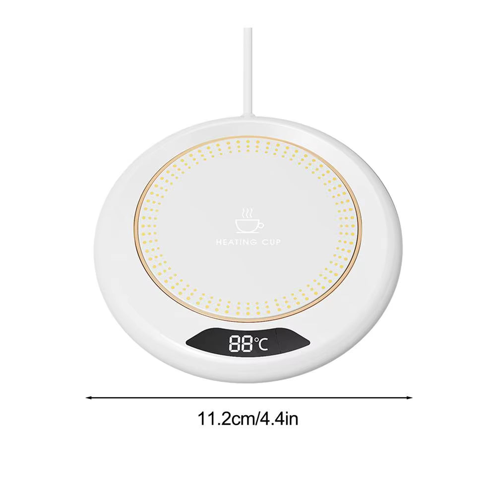 USB Heating Coaster 3 Speed Adjustment Thermostatic 55 Degrees Constant Temperature Warmer for Coffee Mug Milk Tea Water Cup dheld Fan USB Rechargeable Personal Highspeed Fans Electric Eyelash Fan Automatic Stirring Cup Rechargeable Magnetic Mixer Electri