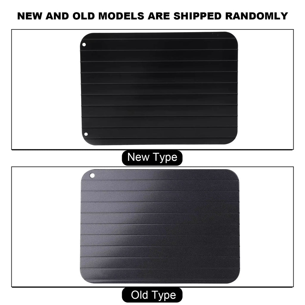 Metal Aluminum Fast Safe Food Meat Defrosting Thawing Tray Plate Home Kitchen Gadget