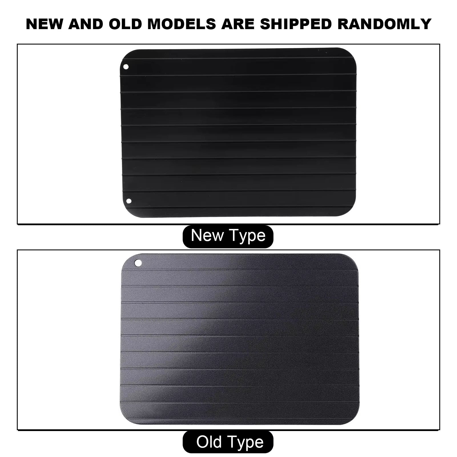 Metal Aluminum Fast Safe Food Meat Defrosting Thawing Tray Plate Home Kitchen Gadget