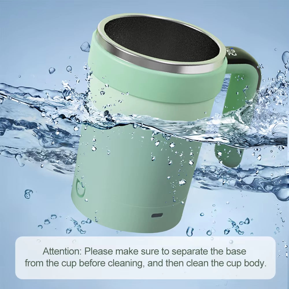 Automatic Stirring Cup Rechargeable Magnetic Mixer Electric Stirring Mugs Stainless Steel Coffee Mug Rotating Magnetic Tumbler dheld Fan USB Rechargeable Personal Highspeed Fans Electric Eyelash Fan Automatic Stirring Cup Rechargeable Magnetic Mixer Elect