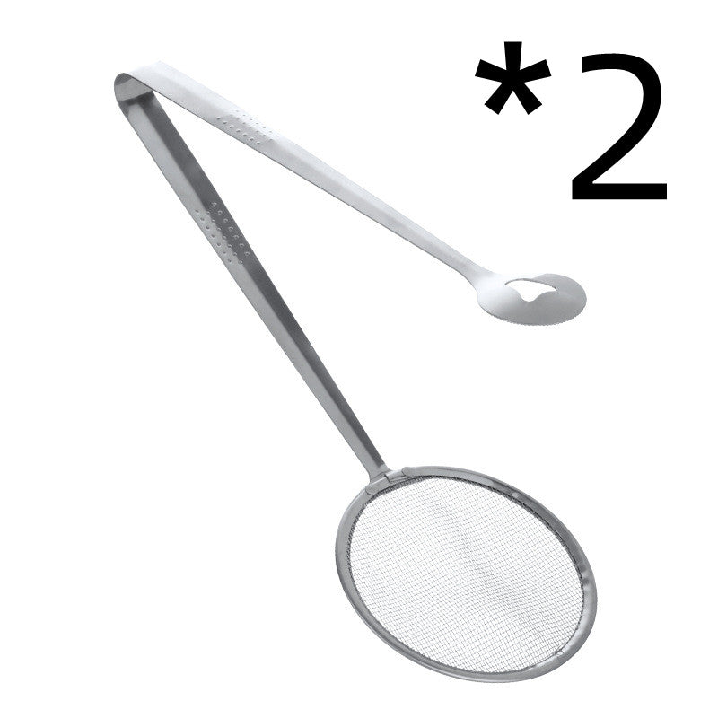 Stainless Steel Oil Strainer Spoon