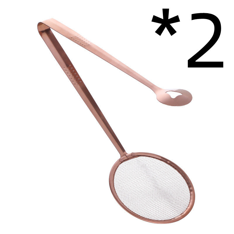 Stainless Steel Oil Strainer Spoon