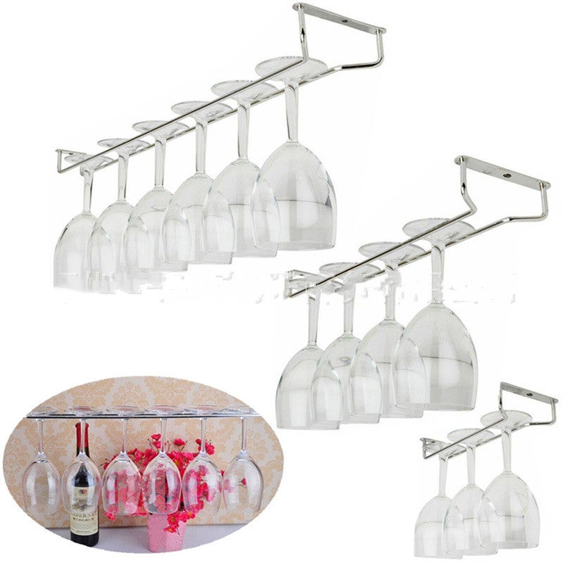 Under-Cabinet Wine Glass Rack Holder
