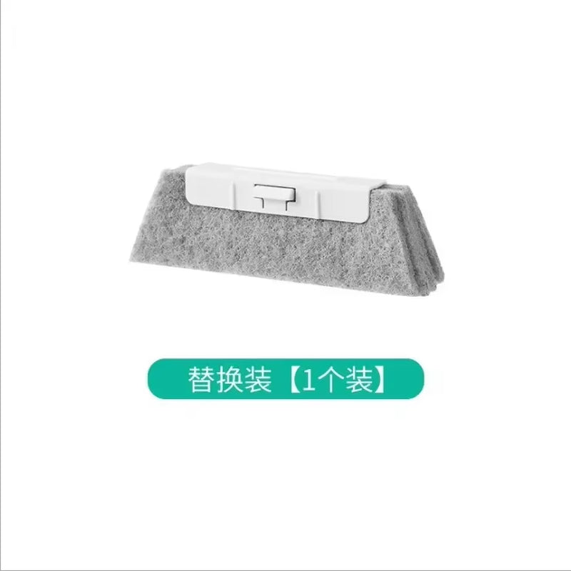 Multi-Functional Window Groove Cleaning Cloth Brush Slot Hand-Held Door Gap Keyboard Kitchen Floor Gap Household Cleaning Tools