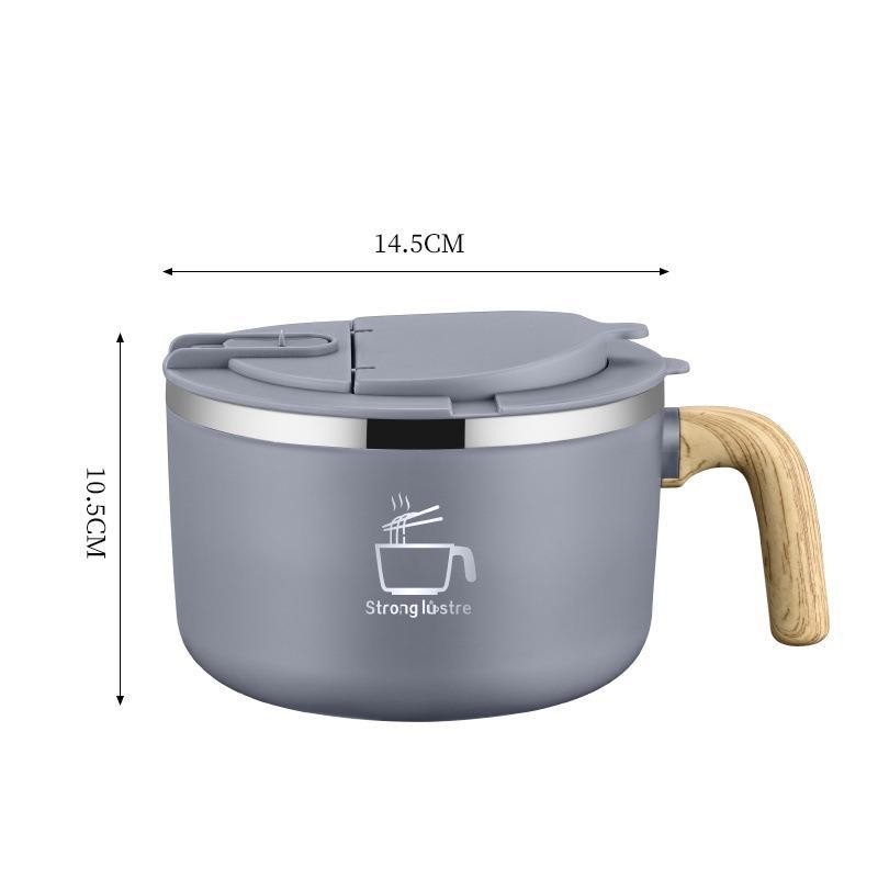 Stainless Steel Instant Noodle Bowl with Lid