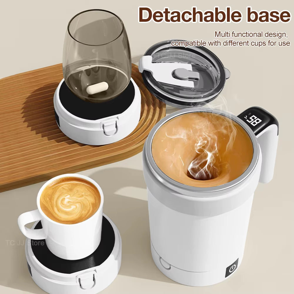 Automatic Stirring Cup Rechargeable Magnetic Mixer Electric Stirring Mugs Stainless Steel Coffee Mug Rotating Magnetic Tumbler dheld Fan USB Rechargeable Personal Highspeed Fans Electric Eyelash Fan Automatic Stirring Cup Rechargeable Magnetic Mixer Elect