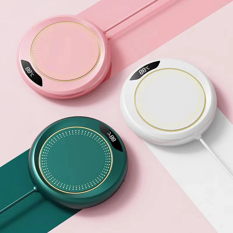 USB Heating Coaster 3 Speed Adjustment Thermostatic 55 Degrees Constant Temperature Warmer for Coffee Mug Milk Tea Water Cup dheld Fan USB Rechargeable Personal Highspeed Fans Electric Eyelash Fan Automatic Stirring Cup Rechargeable Magnetic Mixer Electri