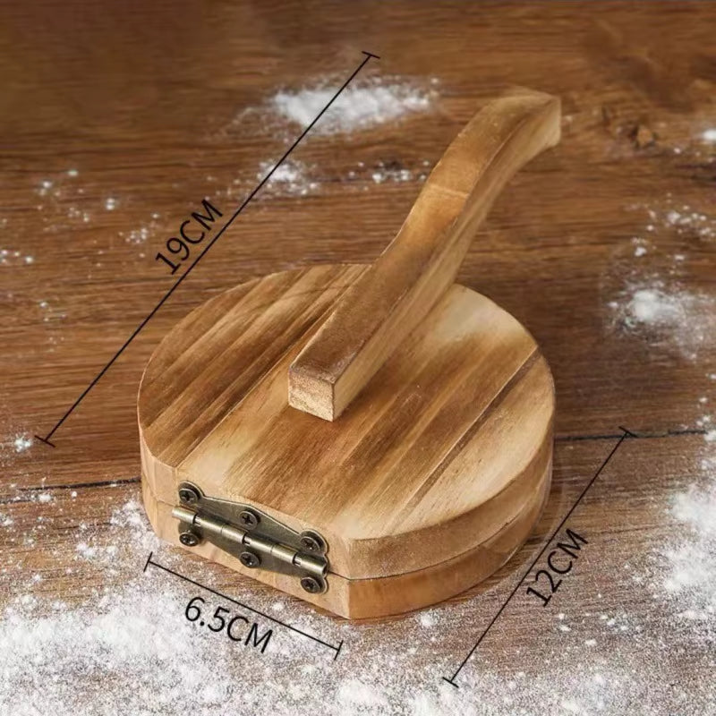 Solid Wood Handmade Dumpling Wrapper Kitchen Dedicated Wrapper Maker Manual Press Dumpling Wrapper Artifact Home