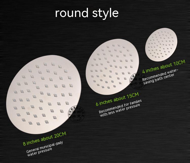 High Pressure Rainfall Shower Head