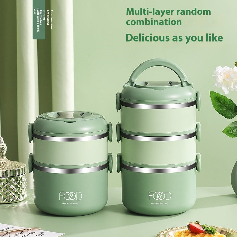 Insulated Lunch Box with Compartments