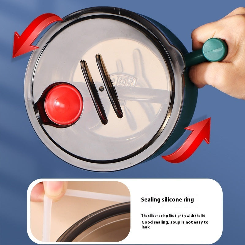 Stainless Steel Instant Noodle Bowl with Lid