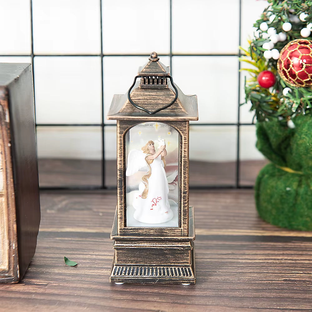 1PC Light Night Light Christmas Interior Light Desktop Decoration Christmas Tree Santa Claus Decorative Desktop Decoration No W