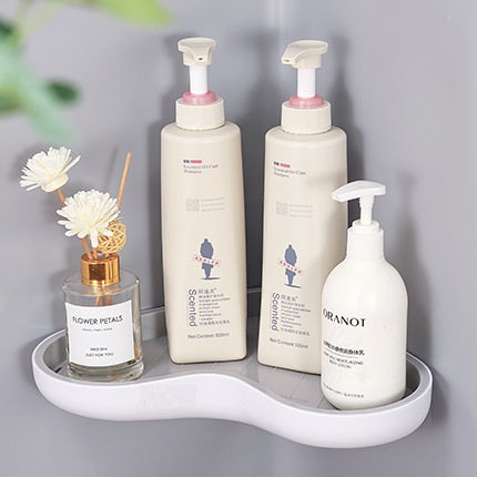 No-Drill Triangle Bathroom Shelf