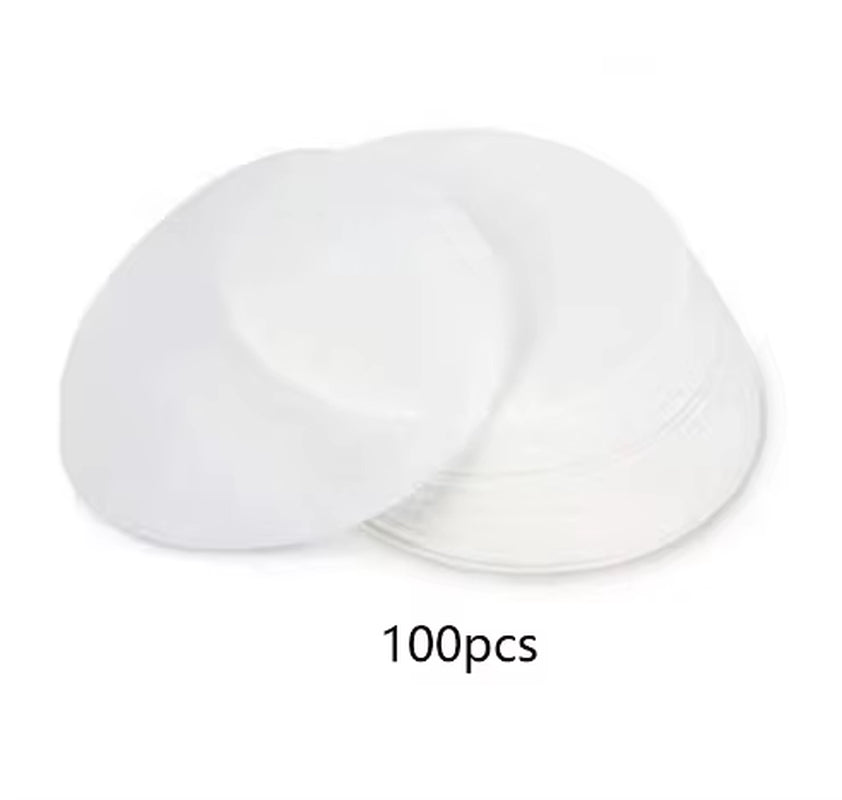 Circular Burger Mold Burger Press Non-Stick Meat Pie Machine Home Food Mold Kit Small Tool with 100 Meat Pie Paper