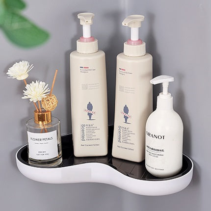 No-Drill Triangle Bathroom Shelf