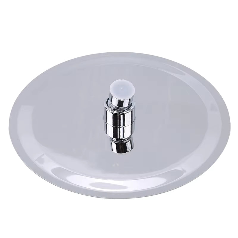 Round & Square Stainless Steel Showerhead Rainfall Rain Shower Head Chrome High Pressure Bath Faucet Dusche Ducha Rainshower