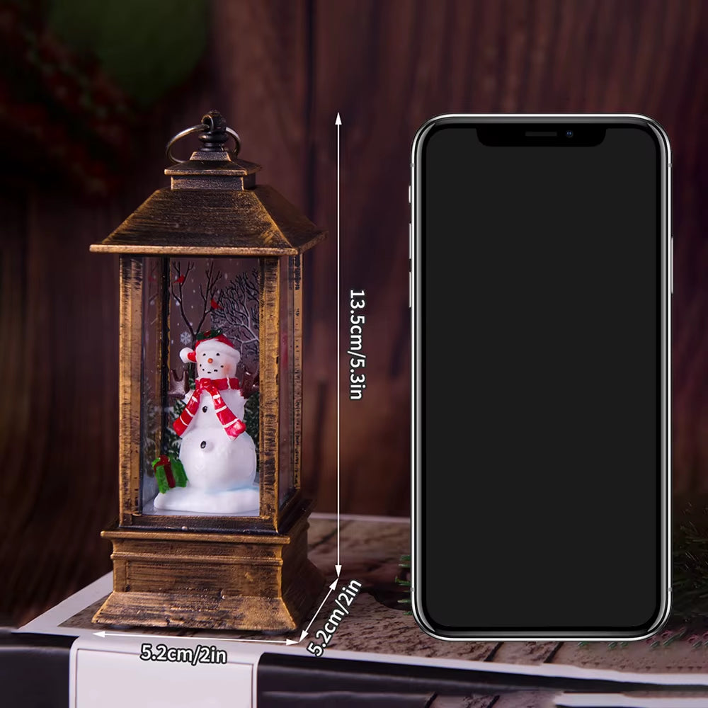 1PC Light Night Light Christmas Interior Light Desktop Decoration Christmas Tree Santa Claus Decorative Desktop Decoration No W